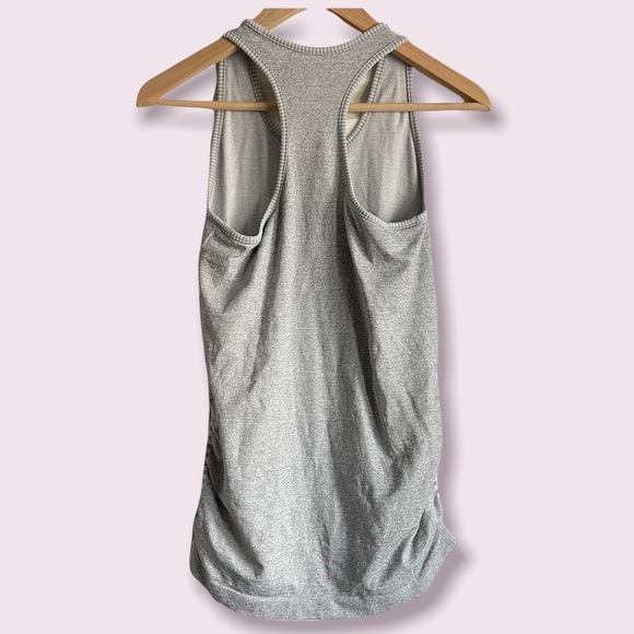 ATHLETA Speedlight tank top gray with ruched sides, size s - Picture 4 of 4
